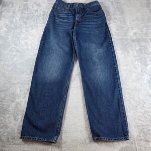 Levi's Premium Women 26 Blue Dad Jeans Premium Relaxed Straight Leg Pants